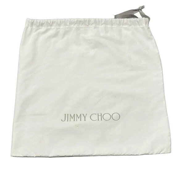 Auth JIMMY CHOO Sasha - Yellow Silver Gold Leather Hardware Tote Bag - Picture 8 of 12